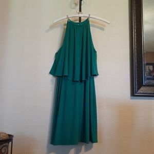 Green dress size 10 petite CB